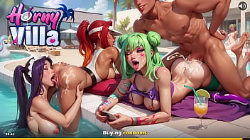 Horny Villa (Game test &amp_ girl commentary)