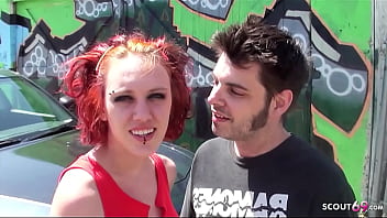 Skinny Redhead Punk Teen Mystick Moons Pickup for Lost Place Fuck