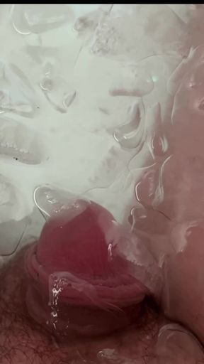 Another Ice Bath Shrinking Penis Challenge Video