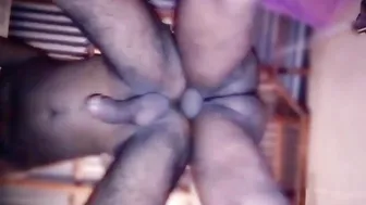 Desi bear with big cock barebacks village twink bottom and cums