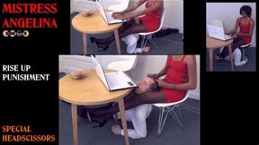 HEADSCISSORS AND FINANCIAL DOMINATION by CLASSY AND SEXY EBONY BRAT ANGELINA (short edit)
