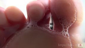 デブぽちゃ顔カワいい まゆ3 デカ乳ツバ娘の唾液自嗅ぎプレイ&唾液お握り(bbwm09-03/フェ血ス)