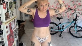 Panty and head shaving fetish