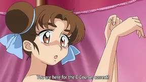 Cyber Girl Gains Massive Vibrator Cock Double Penetrates Cute Hentai Babe