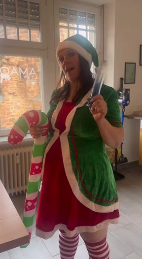 Santa Claus gives me new toys to make me