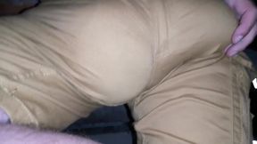 Showing bulge in glory hole at bar