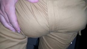 Showing bulge in glory hole at bar