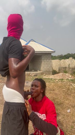 Sucking His Dick in Front of People