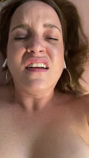 MILF W Rabbit Vibrator POV Angle