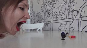 M Hurricane blow from sexy giantess G