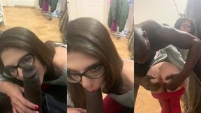 sarabell quickie bts before bbc scene