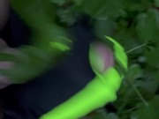 CBT | Cumming using netles during run in woods