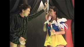 naughty princess donna marie caught smoking then rides a huge dick