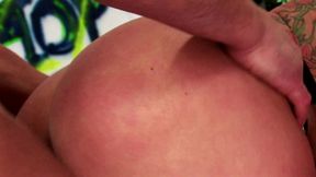 kerry louise tit fucks boxing coach to facial cumshot