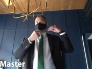 Suited hotel manager orders you to use dildos & to jerk for him POV PREVIEW