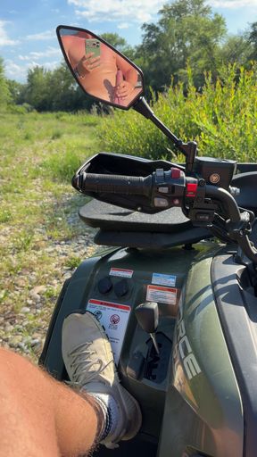 ATV masturbating