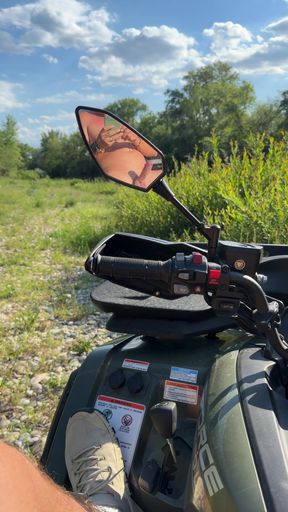 ATV masturbating
