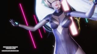 [MMD] INTERGALACTIA - IA GLOWB Dj Sona Hot Dance  League of Legends Uncensored