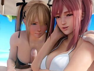 Marie Rose & Honoka sharing - Idle procast