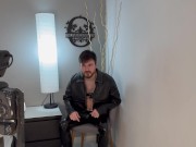 LEATHER CONTENT CREATOR MINDFUCKED BY A FAN