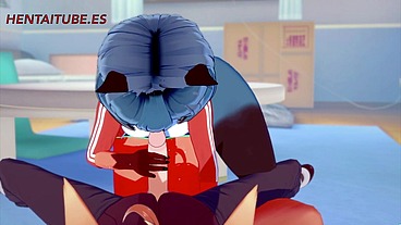 BNA Hentai - Michiru Handjob, Blowjob and Fuck - Yiff Hentai