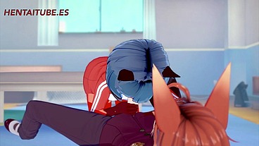 BNA Hentai - Michiru Handjob, Blowjob and Fuck - Yiff Hentai