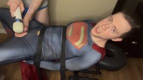 Bound Superman Cum-shot Lad