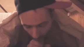 Justin Loses His Bet and Has to Suck His Friend