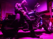 STRAIGHT CURIOUS HOT GUY WITH BEARD AND BIG COCK WASHES HIS MOTORBIKE AND JERKS A HUGE LOAD
