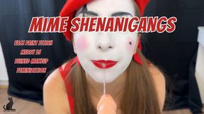 Mime Shenanigans - Feminization Facepaint Fetish Messy BJ 4K