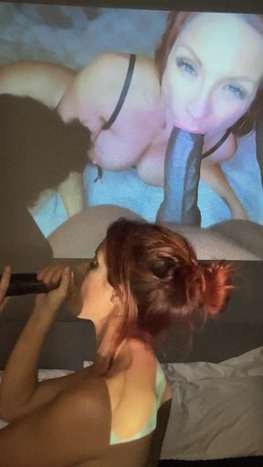 Sucking Dick While Watching Myself Suck Dick