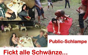 Public Slut Fucks All the Cocks in Every Place