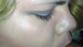TS Tamia Michelle Suckin, Swallow, Squirt