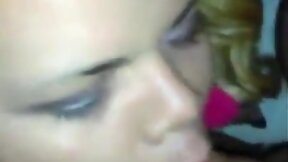 TS Tamia Michelle Suckin, Swallow, Squirt