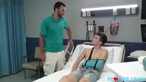 Brian Takes Charge: Hot Stepbrother Blowjob Action in Steamy Hospital Encounter – HD 720p