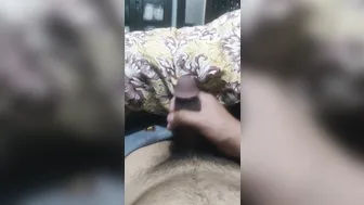 Young hairy twink jerks off solo in Rome