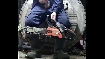 Big meaty delicious cock of a Russian worker!