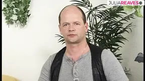 Skinny bitch spreads legs on the sofa as lover fucks her with a dildo