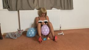 “Festive Velvet, Balloon Pops, and Flirty Bangs!”