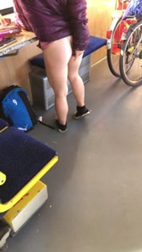The girl masturbated on the train, she thought that no one could see, and yet...