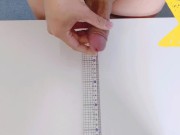 I measured the length of the phimosis penis