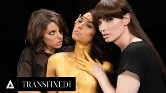 Khloe Kay gets wild with Adriana Chechik and Natalie Mars at a steamy photoshoot