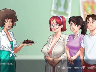 Summertime Saga XXX Gameplay - Art Class with GIANT Tit Squeezing