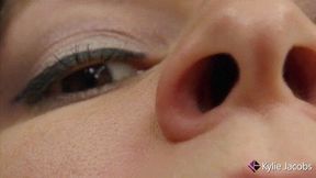 Nose Sniff and Flare Nostrils - Kylie Jacobsx - MP4 480p SD