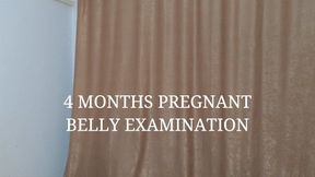 4 MONTHS PREGNANT ABDOMINAL EXAMINATION