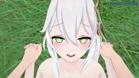 Nahida and Sigewinne intense sex. - Genshin Impact POV Hentai