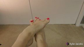 Kylie's Feet JOI POV - Kylie Jacobsx - MP4 1080p HD