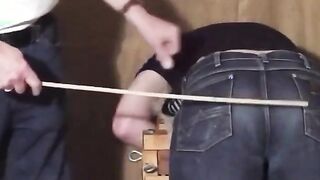 Daddy Spanks His Boy in Tight Jeans