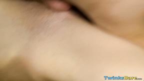 ”Zack Love offers his uncut meat to a gullible twink”