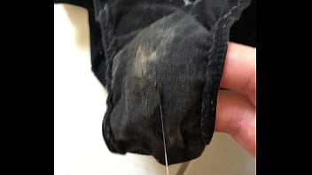 put my dick on my girfriend dirty panties